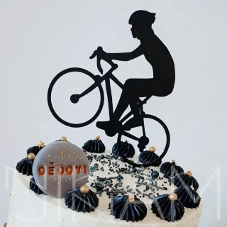 Dortový zápich Silniční cyklista